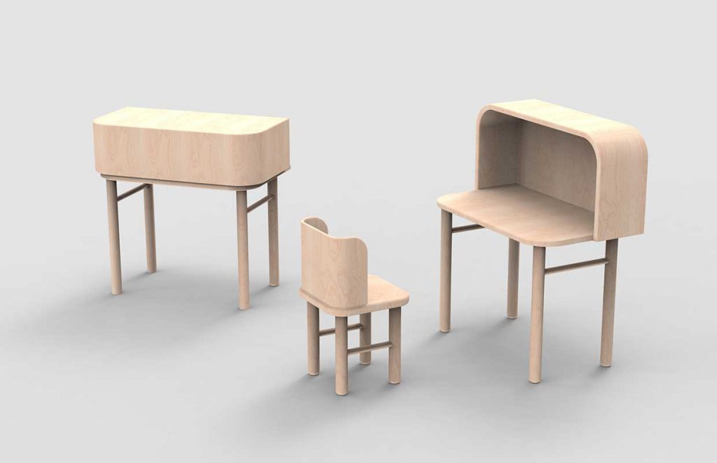 Modern kids furniture by Agata Nowak afilii