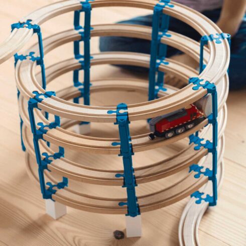 Helix Adapter Sets by Yamba: wooden train accessories (3+) - Image 5