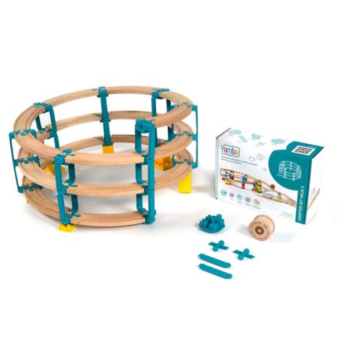 Helix Adapter Sets by Yamba: wooden train accessories (3+) - Image 6