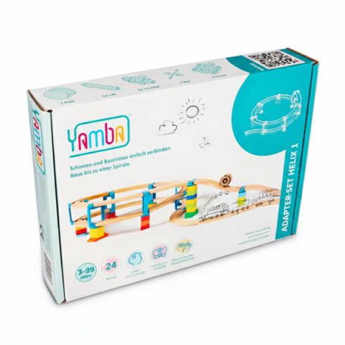 Helix Adapter Sets by Yamba: wooden train accessories (3+) - Image 7