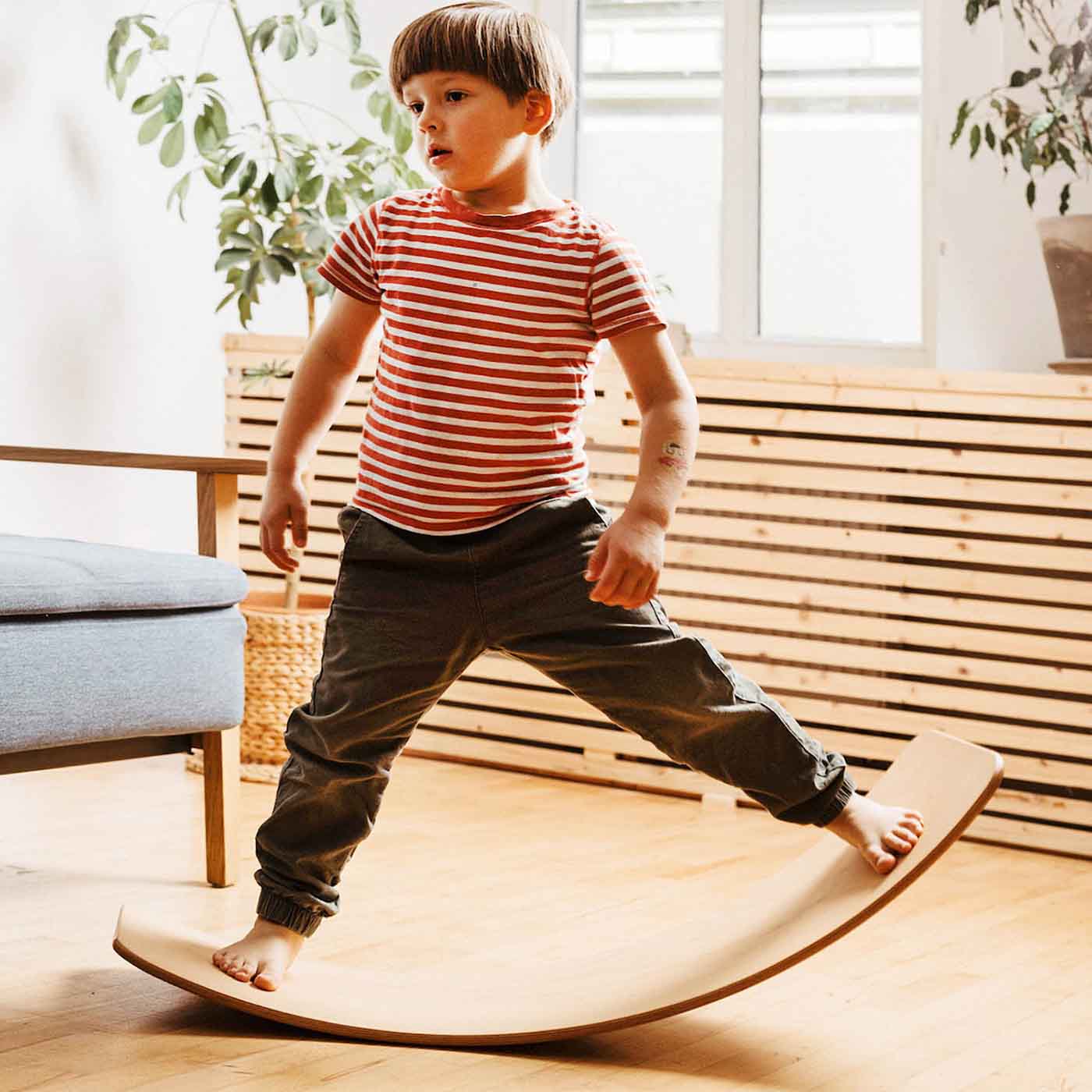 das.Brett by TicToys: wooden balance board for children and adults (3+) - Image 3