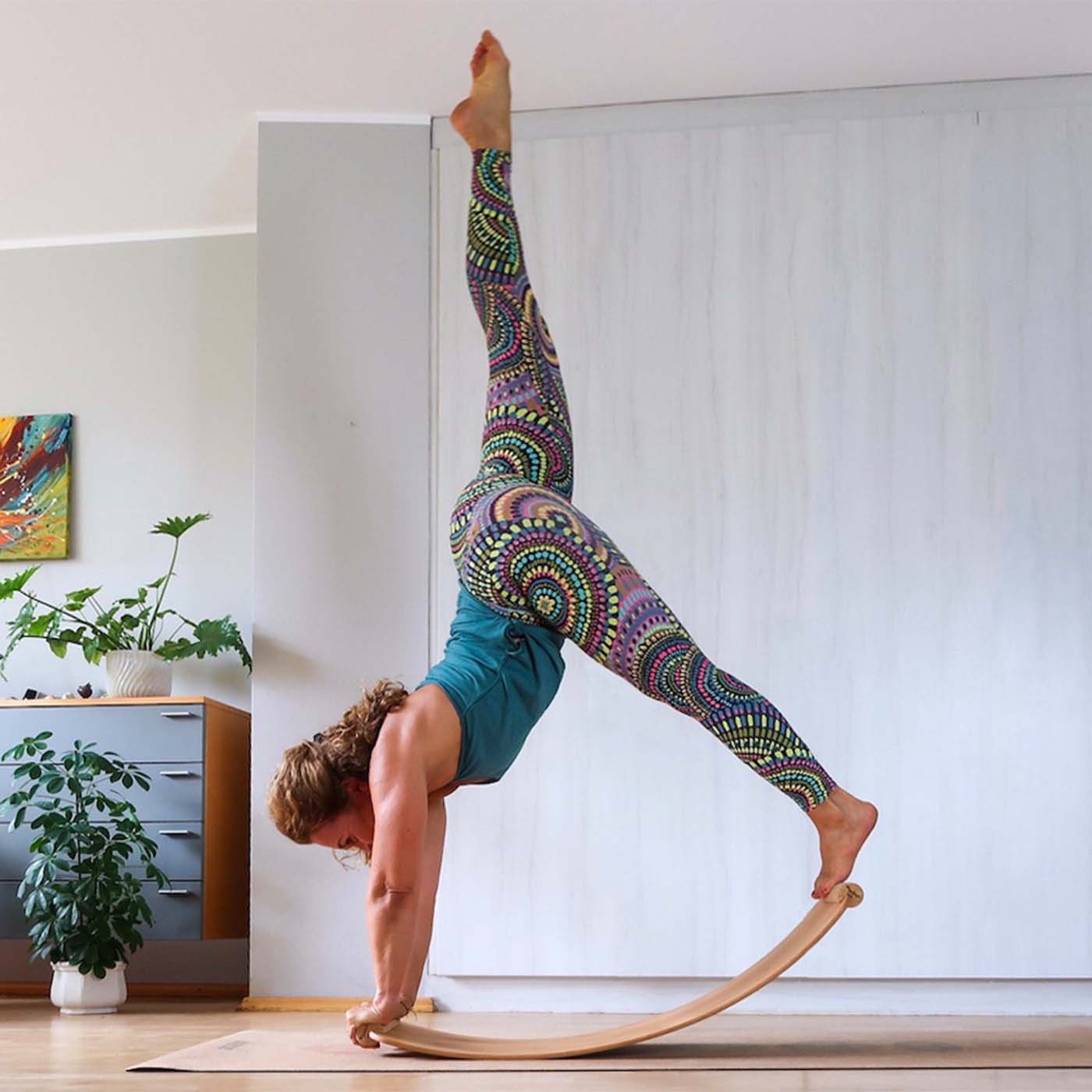 das.Brett by TicToys: wooden balance board for children and adults (3+) - Image 5