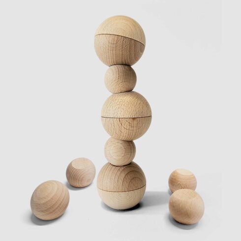 Ballance von Manukakids: Holz-Stapelspiel für Kinder und Erwachsene (6+) – Bild 6