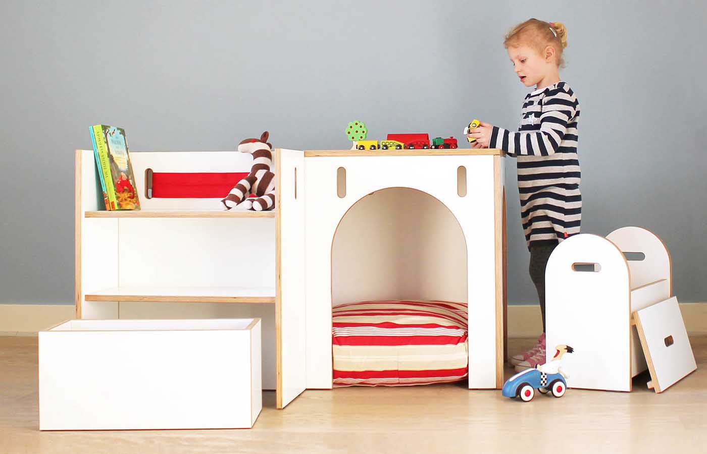 Modulare Kindermöbel